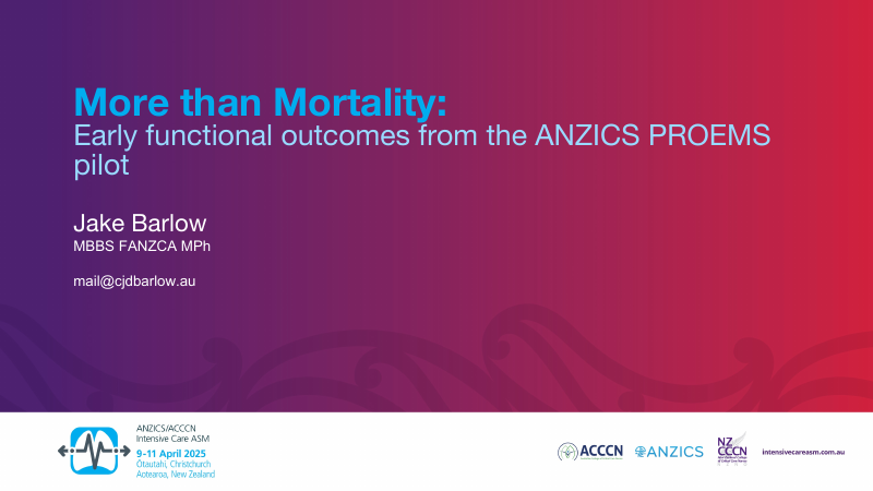 Title slide of More than mortality.